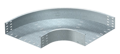 90 bend Horizontal, round type 110x600 Aço Galvanizado por imersão a quente após maquinação 85µm