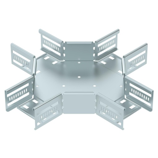 Cruzeta para caminho de cabos em chapa 60x100 Aço galvanizado pelo método Sendzimir zinco