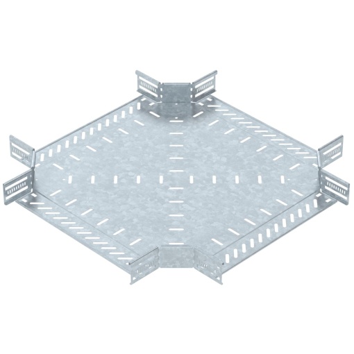 Cruzeta para caminho de cabos em chapa 60x400 Aço Galvanizado por imersão a quente após maquinação zinco