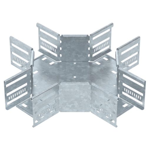 Cruzeta para caminho de cabos em chapa 85x100 Aço Galvanizado por imersão a quente após maquinação zinco