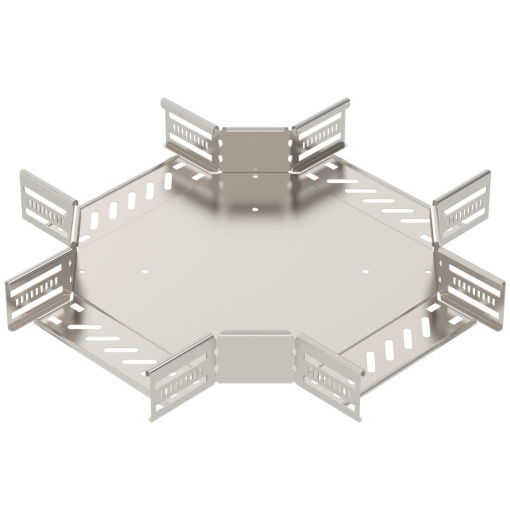 Cross over for cable tray 60x200 Aço inoxidável A4 1.4571 brilhante, pós-tratamento aço inoxidável