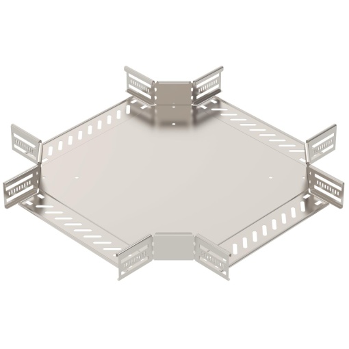 Cross over for cable tray 60x300 Aço inoxidável A4 1.4571 brilhante, pós-tratamento aço inoxidável