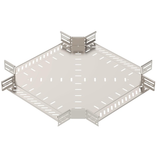 Cross over for cable tray 60x400 Aço inoxidável A4 1.4571 brilhante, pós-tratamento aço inoxidável