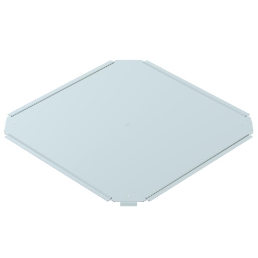 Tampa para cruzeta B400mm Aço Galvanização continuazincoalumínio, Double Dip zinco