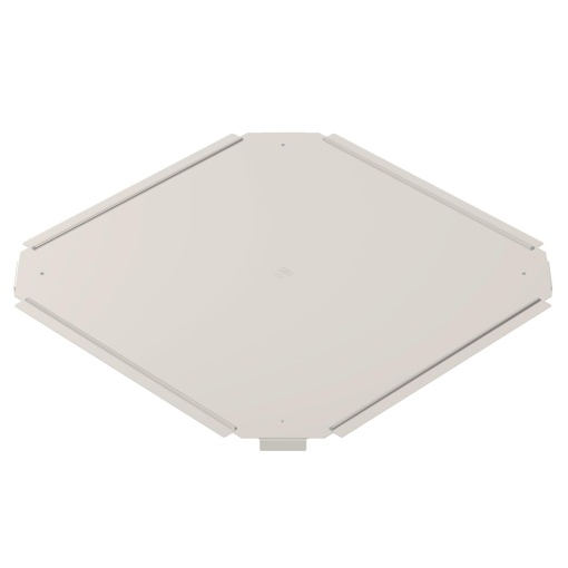 Cover for cross-over B300mm Aço inoxidável, livre de ferrugem A2 1.4301 brilhante, pós-tratamento aço inoxidável