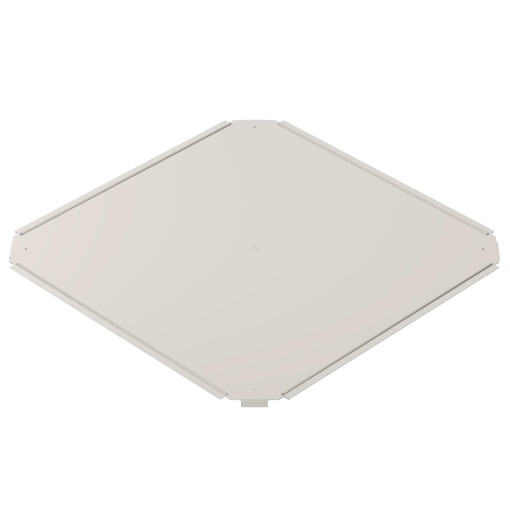 Cover for cross-over B500mm Aço inoxidável, livre de ferrugem A2 1.4301 brilhante, pós-tratamento aço inoxidável