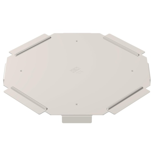 Cover for cross-over B100mm Aço inoxidável A4 1.4571 brilhante, pós-tratamento aço inoxidável