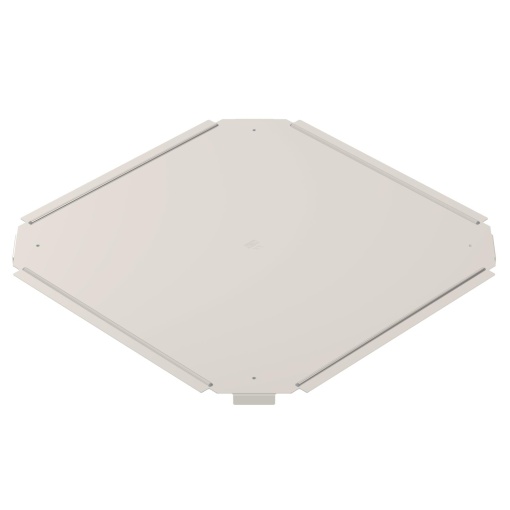 Cover for cross-over B300mm Aço inoxidável A4 1.4571 brilhante, pós-tratamento aço inoxidável