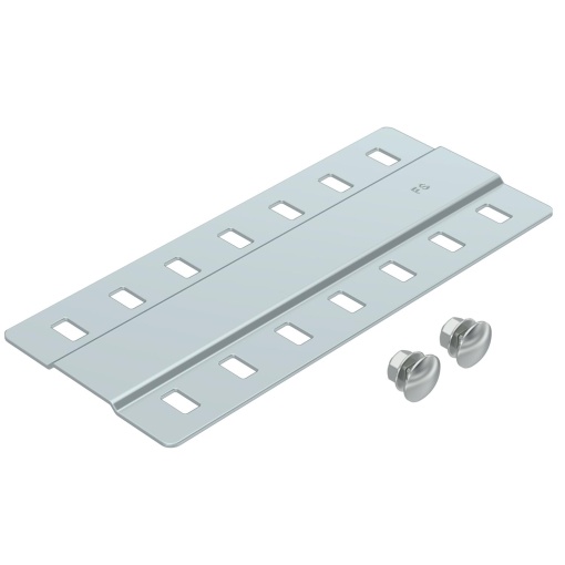 Régua tapa juntas larga, com parafusos B200mm Aço galvanizado pelo método Sendzimir zinco