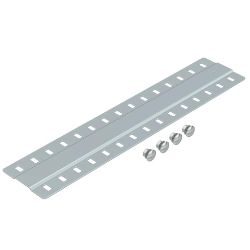 Régua tapa juntas larga, com parafusos B400mm Aço galvanizado pelo método Sendzimir zinco