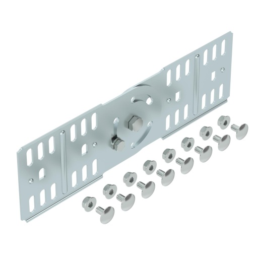 União articulada para caminho de cabos em chapa 85x270 Aço galvanizado pelo método Sendzimir