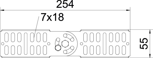 União articulada com anilha de aba larga 60x260 Aço inoxidável A4 1.4571 brilhante, pós-tratamento aço inoxidável