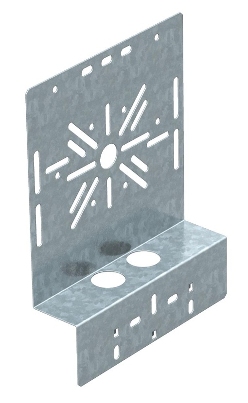 Placa de montagem angular, grande 265x200 Aço Galvanização continuazincoalumínio, Double Dip