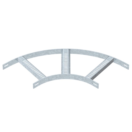 Ângulo 90 com degrau trapézio B310mm Aço galvanizado por imersão a quente após maquinação