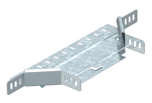 Derivação simples com 2 uniões curvas 35x300 Aço galvanizado por imersão a quente após maquinação