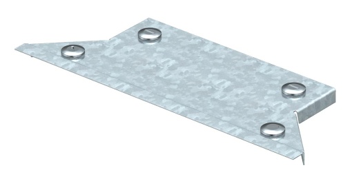 Tampa, peça bifurc.mont.sup. com ferrolhos, para RAA 100 B100mm Aço Galvanizado por imersão a quente após maquinação 85µm