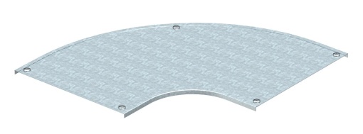 Tampa para ângulo de 90º com ferrolhos, para RB 90 500 B500mm Aço galvanizado pelo método Sendzimir
