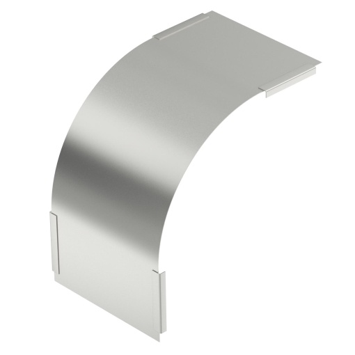 Tampa para ângulo vertical 90º descida B500mm Aço inoxidável A4 1.4571 brilhante, pós-tratamento