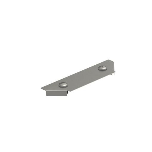 Tampa para derivação simples para RAAM 100 B100mm Aço inoxidável A4 1.4571 brilhante, pós-tratamento