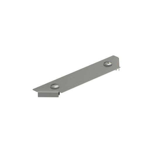 Tampa para derivação simples para RAAM 200 B200mm Aço inoxidável A4 1.4571 brilhante, pós-tratamento