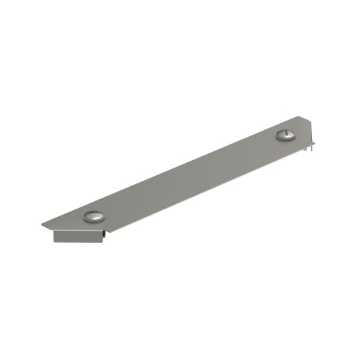 Tampa para derivação simples para RAAM 300 B300mm Aço inoxidável A4 1.4571 brilhante, pós-tratamento