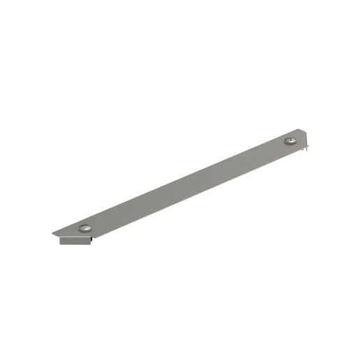 Tampa para derivação simples para RAAM 500 B500mm Aço inoxidável, livre de ferrugem A2 1.4301 brilhante, pós-tratamento