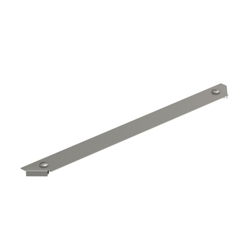 Tampa para derivação simples para RAAM 600 B600mm Aço inoxidável A4 1.4571 brilhante, pós-tratamento