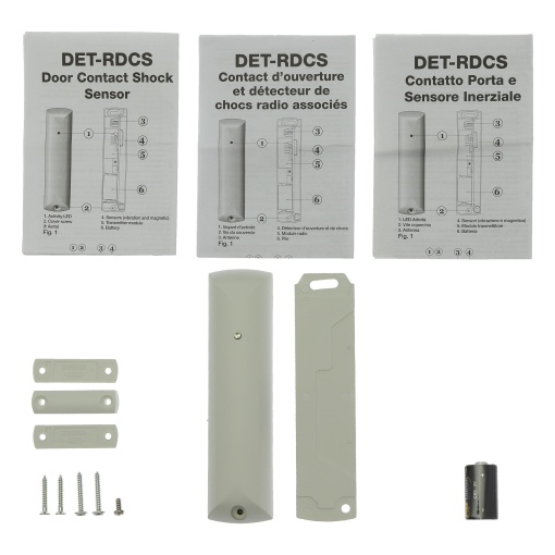 DETECTOR RADIO DOOR CONTACTSHOCK WH