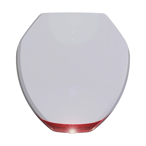 Ext Siren Cover red lens  backlight