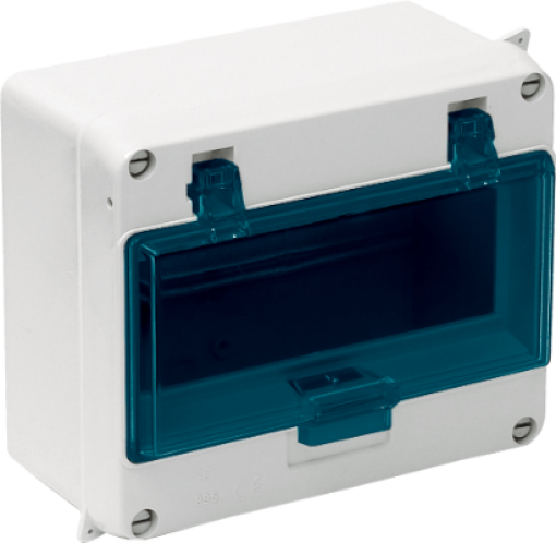 Sealed distribution box. 7 modules. 895