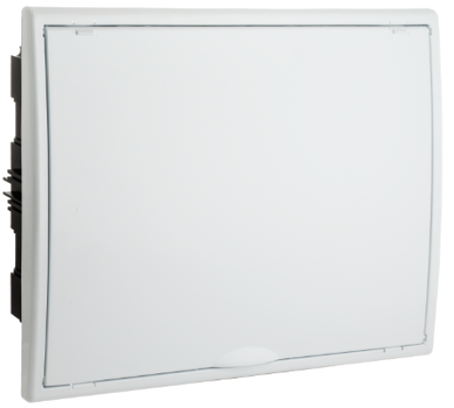 Flush distribution board, 36+4 modules.