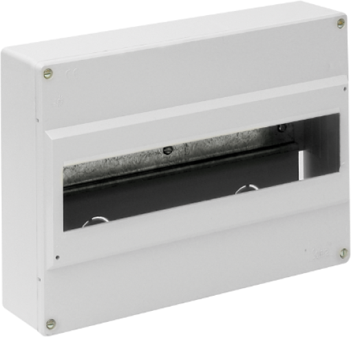 Caixa de distribuição Solera de superfície para 14 elementos.