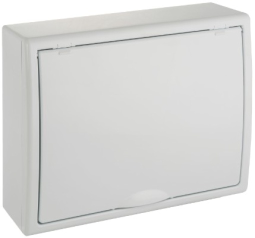 Surface distribution board, 12 modules. 8703