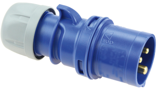 Fichas industriais móvel  2P+T, 32A, 230, IP44