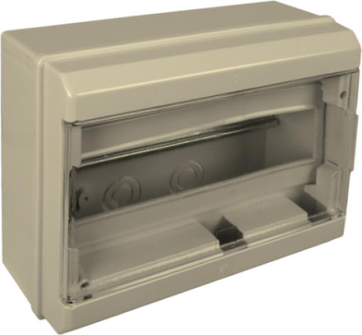 Surface distribution board, 12 modules. 694CMT