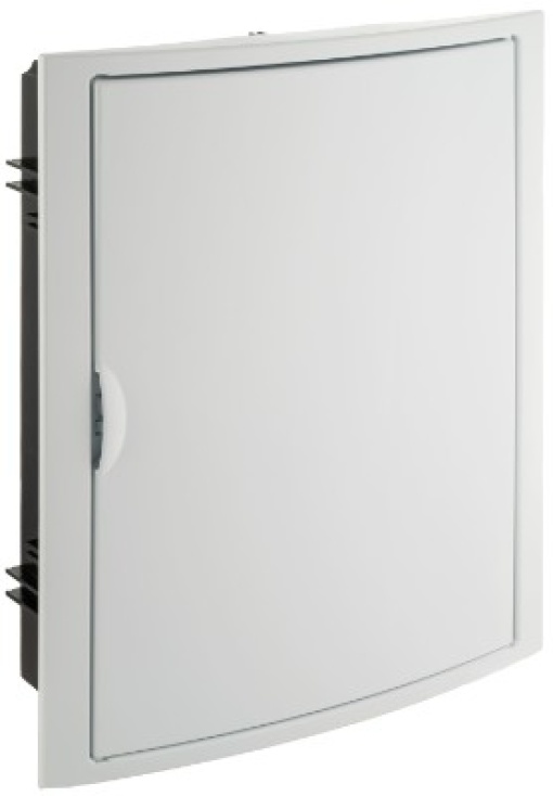 Flush distribution board, 28 modules.