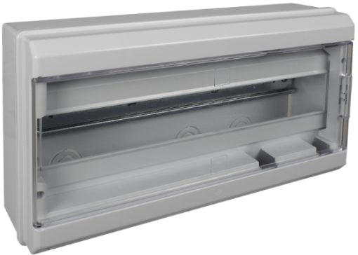 Surface distribution board, 18 modules. 704CGT