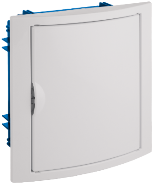 Flush distribution Solera board in hollow partition of 8 modules.