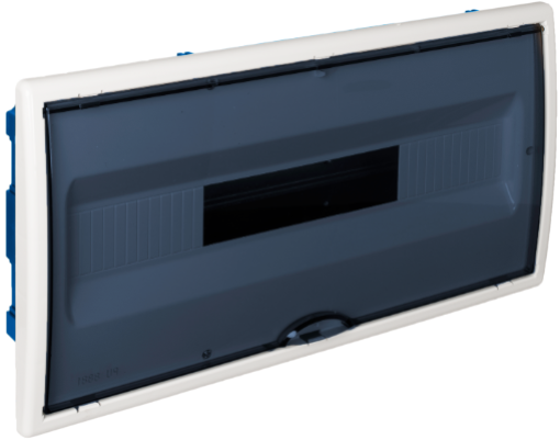 Flush distribution box in hollow partition of 22 modules. 8690PFHGW