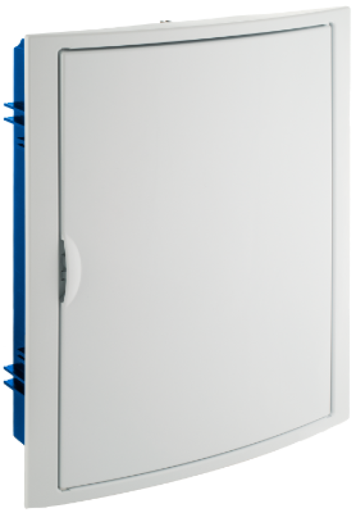 Flush distribution Solera box in hollow partition of 20 modules + 4 sealables.