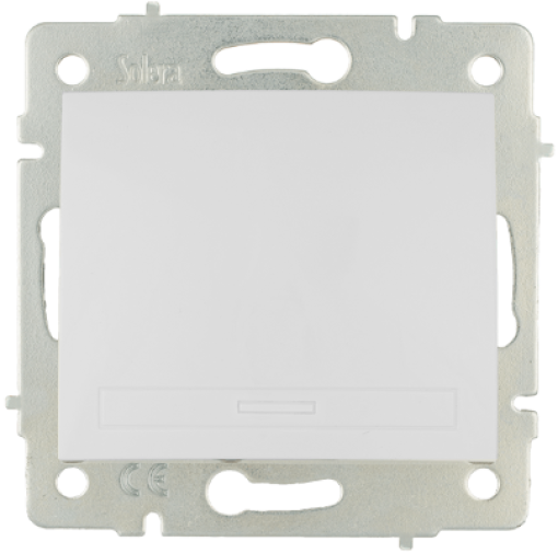 Botão  10A 250V ~.  Para encastrar