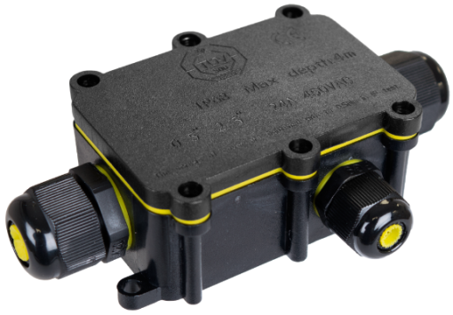 Caixa de conexão para luminárias 73x44x30 mm. IP68.