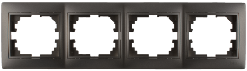 Quadro horizontal para 4 elementos. Grafite.