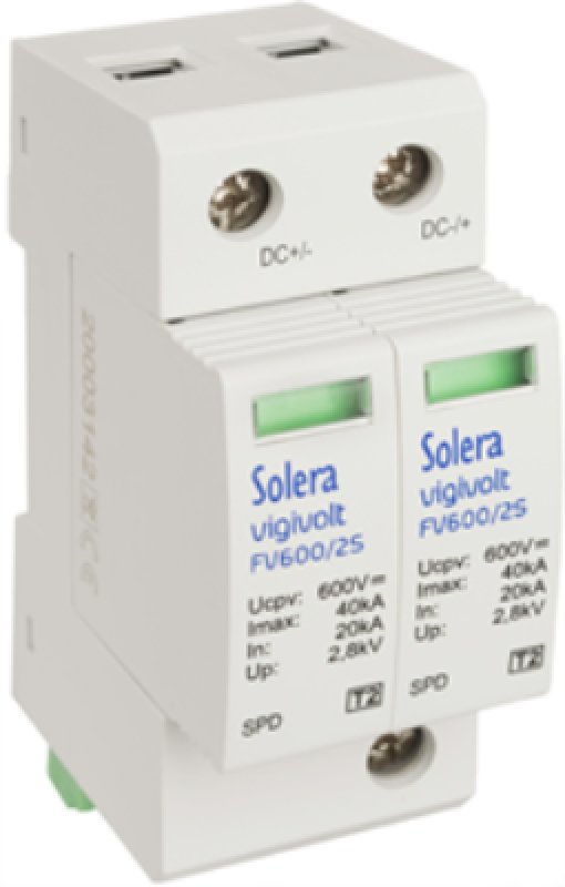 Proteção contra sobretensão transitória 230/400 V AC (50–60 Hz)