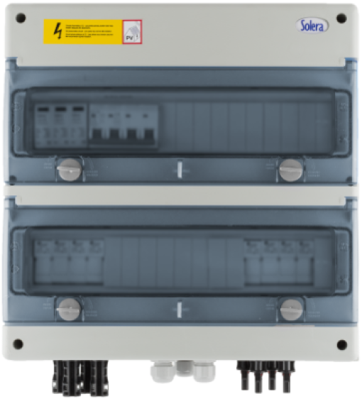 DC string protection panel (4 inputs - 1 output)