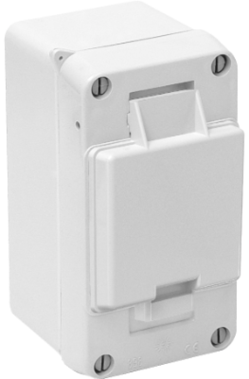 Sealed distribution box. 3 modules. 898B