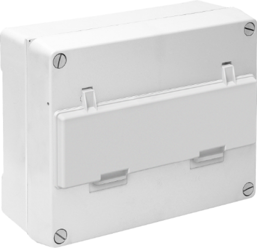 Sealed distribution box. 15 modules.