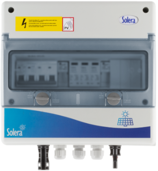 DC string protection panel (1 input - 1 output)