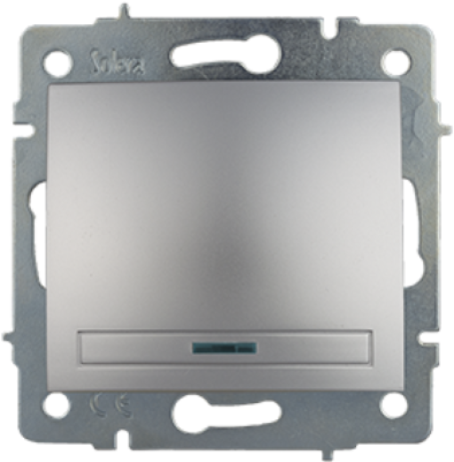 Interruptor de luz Solera. 10AX 250V ~  Para encastrar.