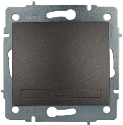 Botão Solera 10A 250V ~.  Para encastrar